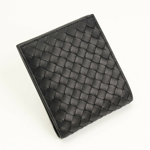 Bottega Veneta Handbags - Bottega Veneta Intrecciato Bifold Wallet Black